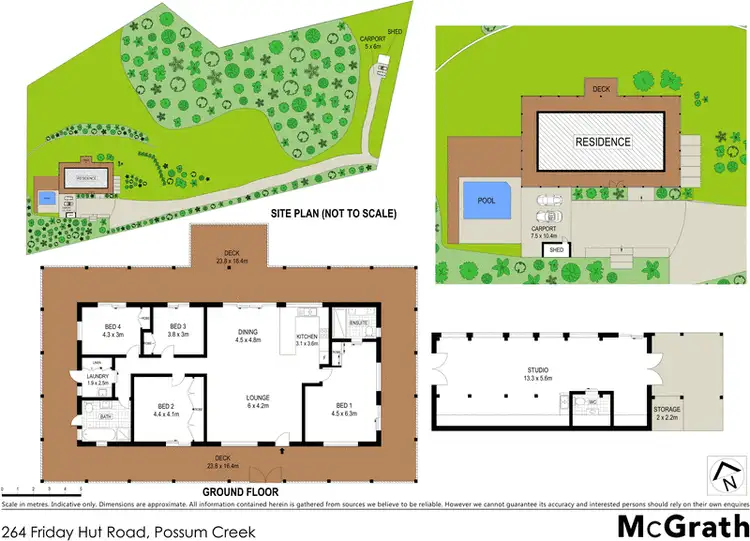 Floorplan of Homely house listing, 264 Friday Hut Road, Possum Creek NSW 2479