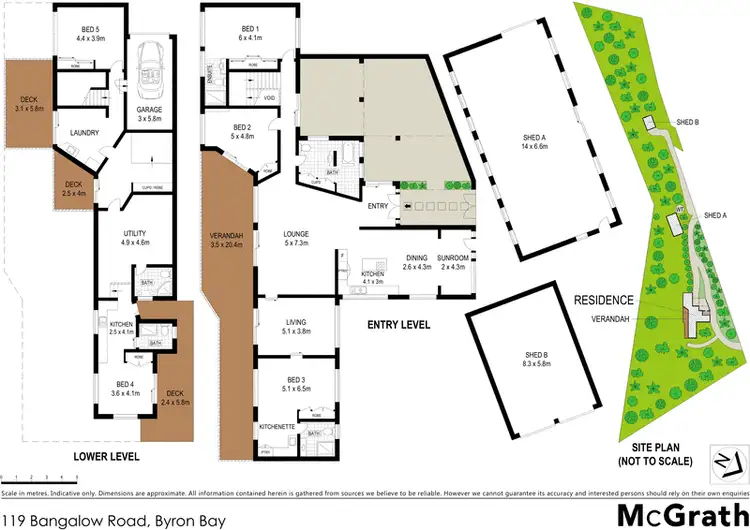 Floorplan of Homely house listing, 119 Bangalow Road, Byron Bay NSW 2481