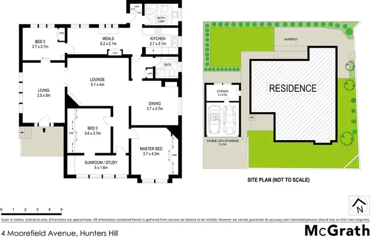 Floorplan of Homely house listing, 4 Moorefield Avenue, Hunters Hill NSW 2110