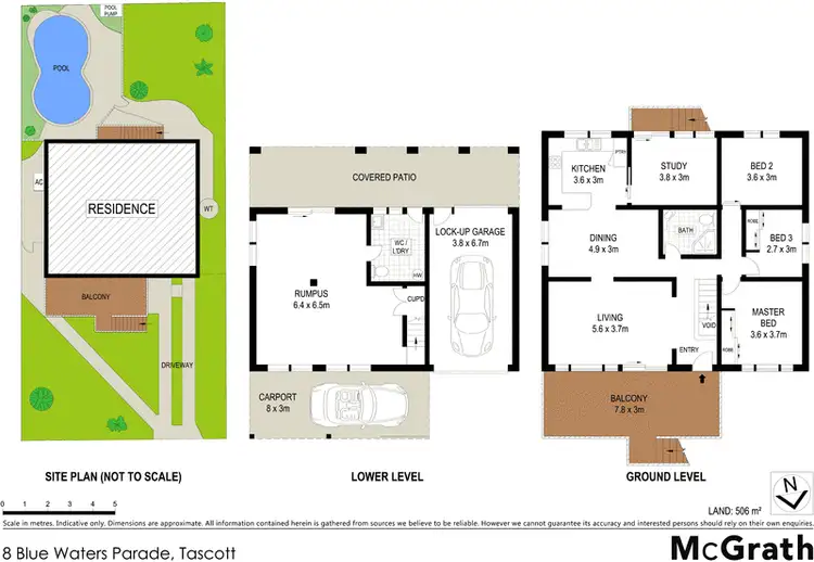 Floorplan of Homely house listing, 8 Blue Waters Parade, Tascott NSW 2250