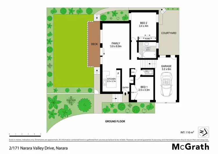 Floorplan of Homely villa listing, 2/171 Narara Valley Drive, Narara NSW 2250