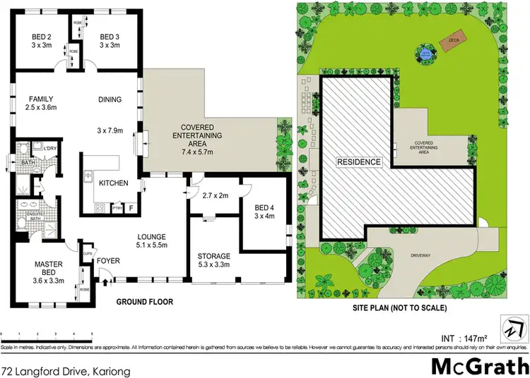 Floorplan of Homely house listing, 72 Langford Drive, Kariong NSW 2250