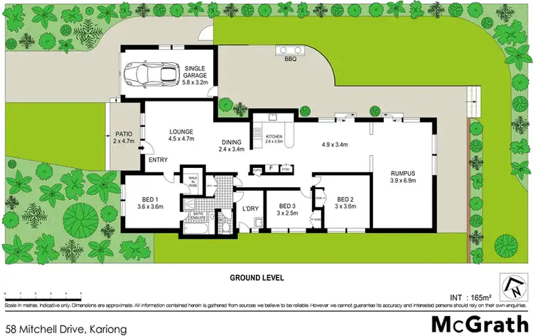 Floorplan of Homely house listing, 58 Mitchell Drive, Kariong NSW 2250