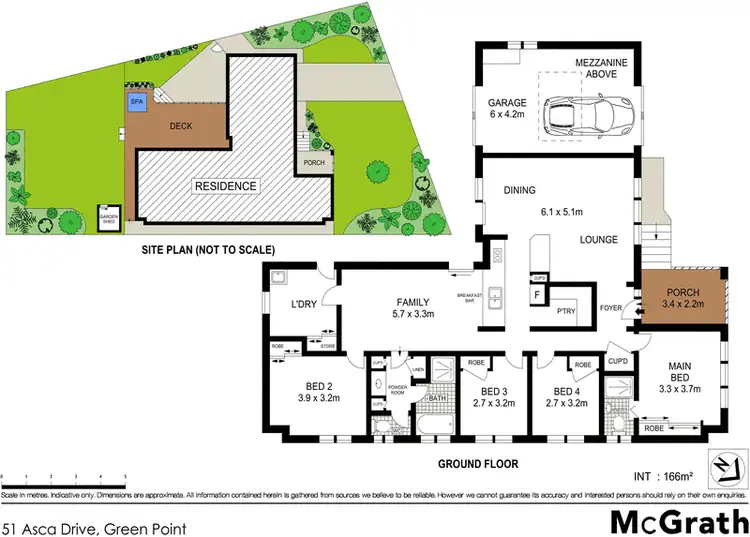 Floorplan of Homely house listing, 51 Asca Drive, Green Point NSW 2251