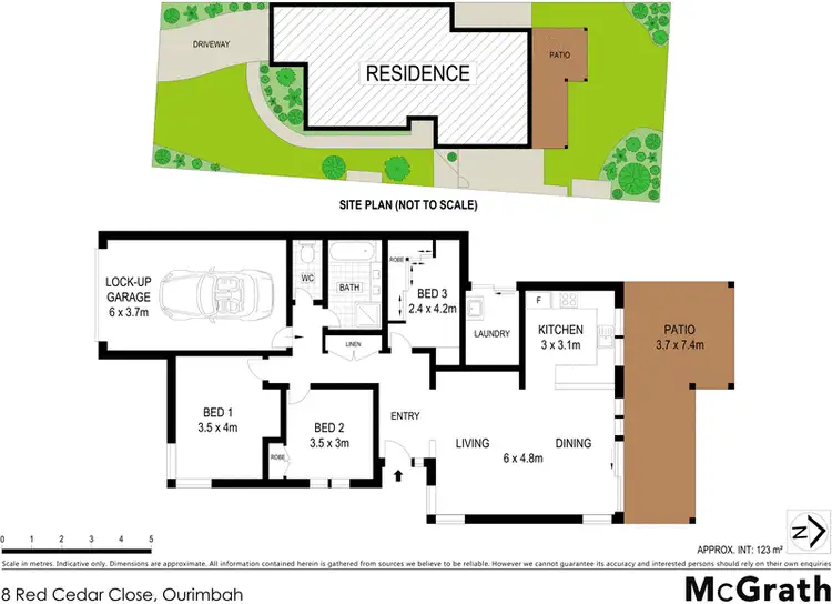 Floorplan of Homely house listing, 8 Red Cedar Close, Ourimbah NSW 2258