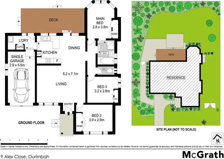Floorplan of Homely house listing, 9 Alex Close, Ourimbah NSW 2258