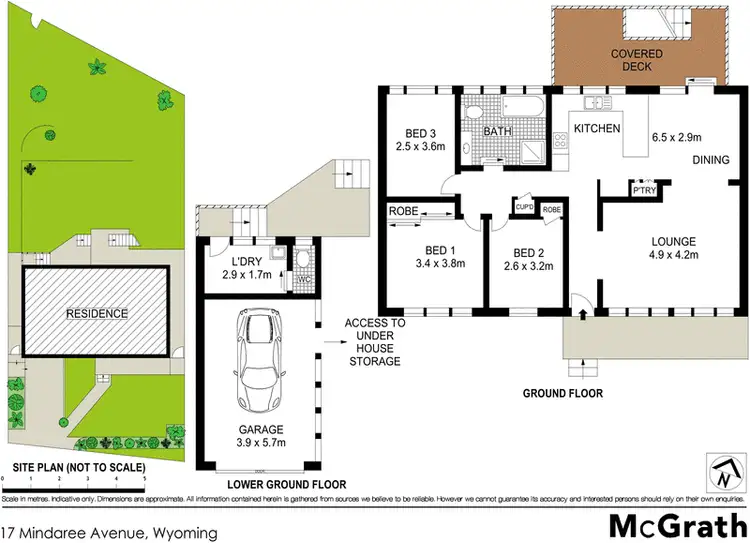 Floorplan of Homely house listing, 17 Mindaree Avenue, Wyoming NSW 2250