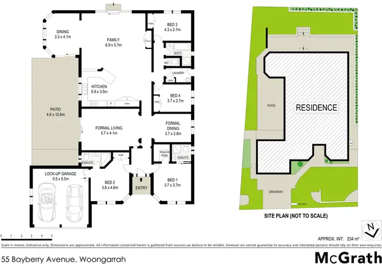 Floorplan of Homely house listing, 55 Bayberry Avenue, Woongarrah NSW 2259