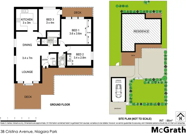 Floorplan of Homely house listing, 3B Cristina Avenue, Niagara Park NSW 2250