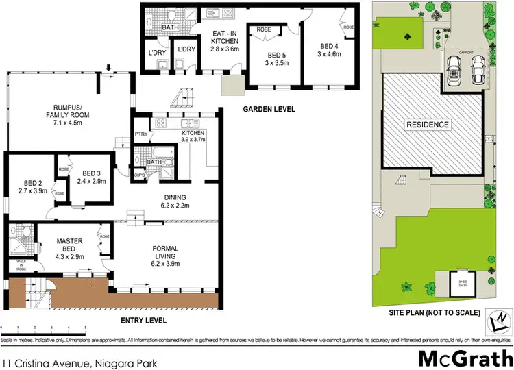 Floorplan of Homely house listing, 11 Cristina Avenue, Niagara Park NSW 2250