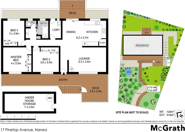 Floorplan of Homely house listing, 17 Pinetop Avenue, Narara NSW 2250