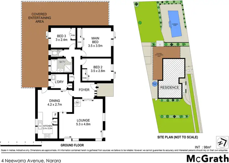 Floorplan of Homely house listing, 4 Neeworra Avenue, Narara NSW 2250