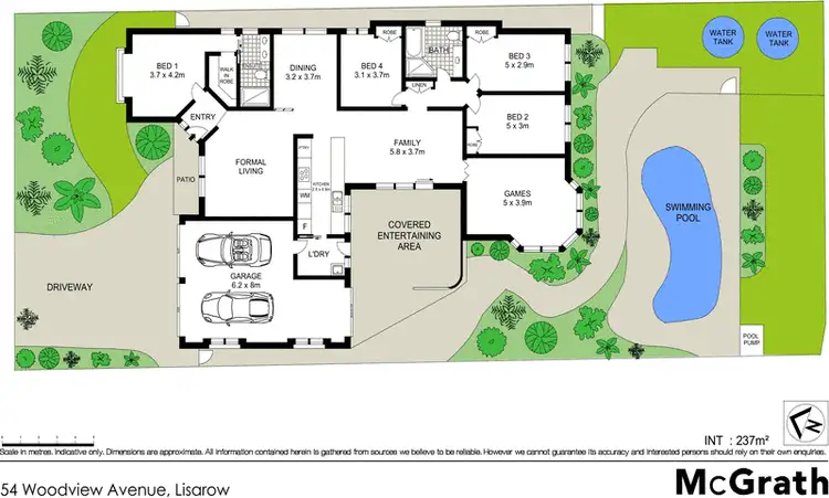 Floorplan of Homely house listing, 54 Woodview Avenue, Lisarow NSW 2250