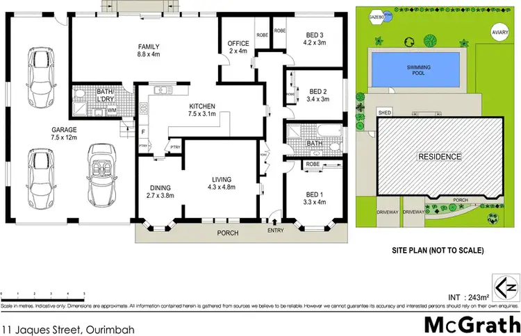 Floorplan of Homely house listing, 11 Jaques Street, Ourimbah NSW 2258