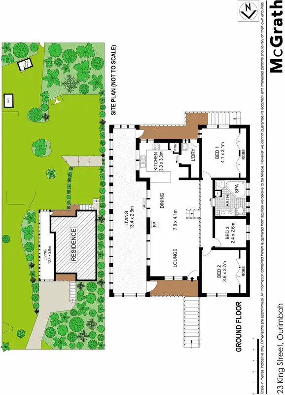 Floorplan of Homely house listing, 23 King Street, Ourimbah NSW 2258