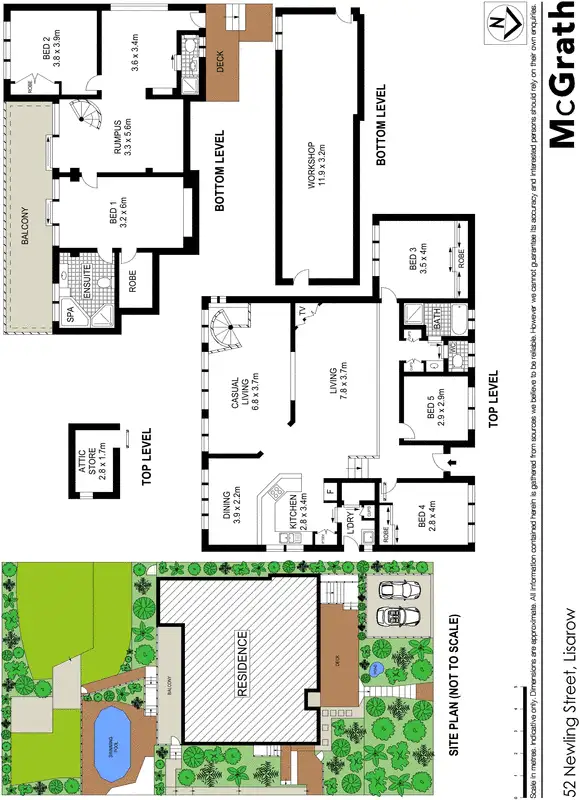 Floorplan of Homely house listing, 52 Newling Street, Lisarow NSW 2250