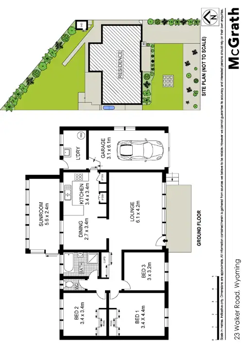Floorplan of Homely house listing, 23 Walker Road, Wyoming NSW 2250