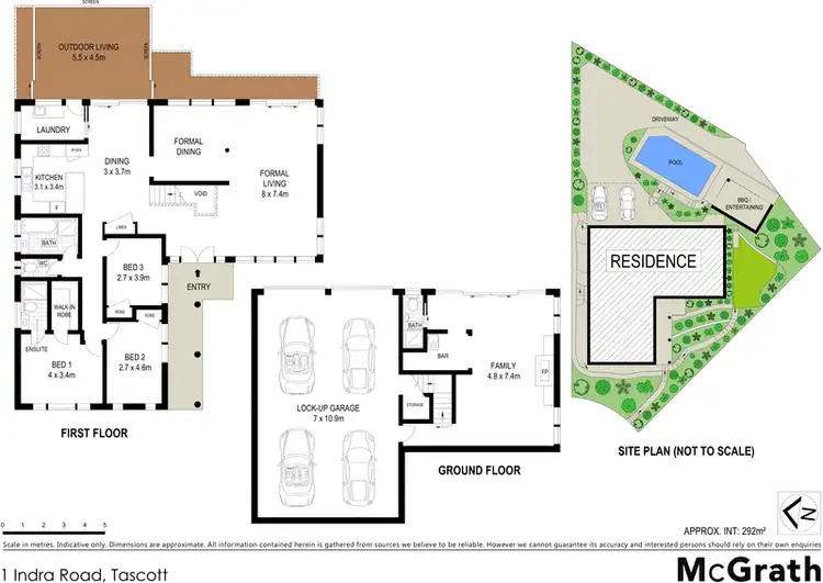 Floorplan of Homely house listing, 1 Indra Road, Tascott NSW 2250