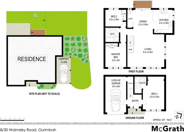 Floorplan of Homely townhouse listing, 8/30 Walmsley Road, Ourimbah NSW 2258