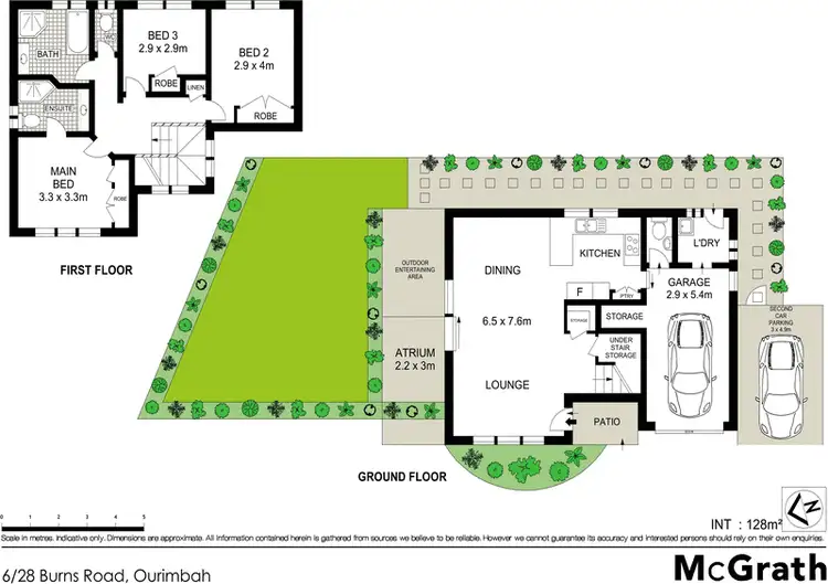 Floorplan of Homely townhouse listing, 6/28 Burns Road, Ourimbah NSW 2258