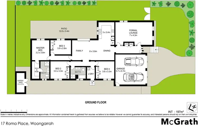 Floorplan of Homely house listing, 17 Roma Place, Woongarrah NSW 2259