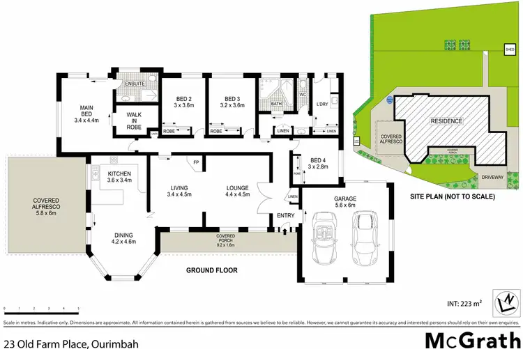 Floorplan of Homely house listing, 23 Old Farm Place, Ourimbah NSW 2258