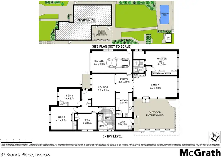 Floorplan of Homely house listing, 37 Brands Place, Lisarow NSW 2250