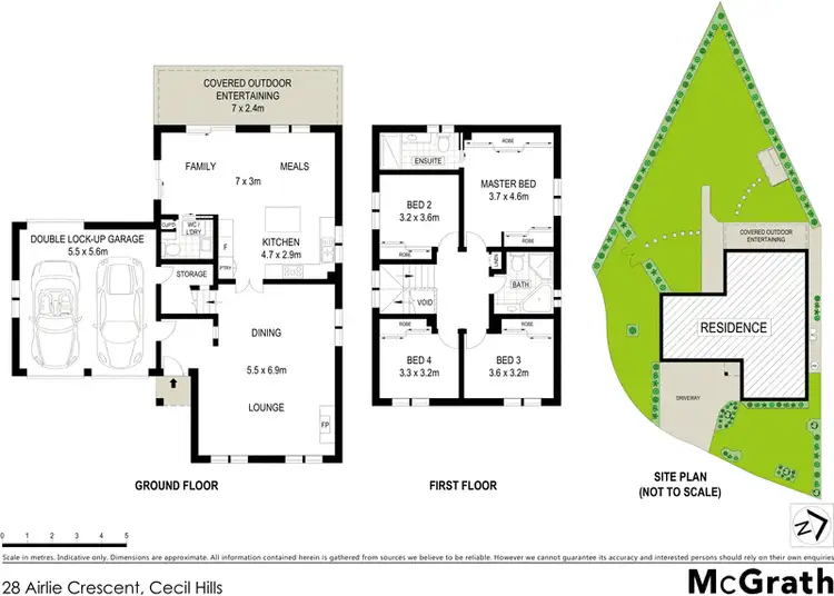 Floorplan of Homely house listing, 28 Airlie Crescent, Cecil Hills NSW 2171