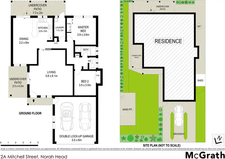 Floorplan of Homely house listing, 2A Mitchell Street, Norah Head NSW 2263