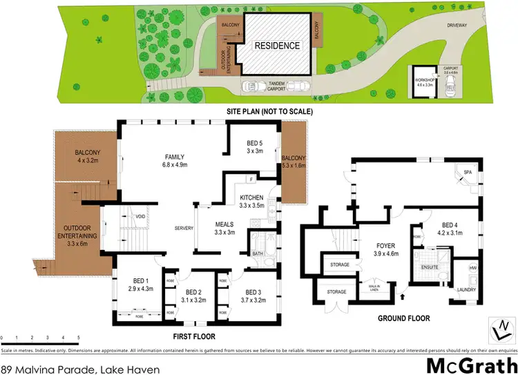 Floorplan of Homely house listing, 89 Malvina Parade, Lake Haven NSW 2263
