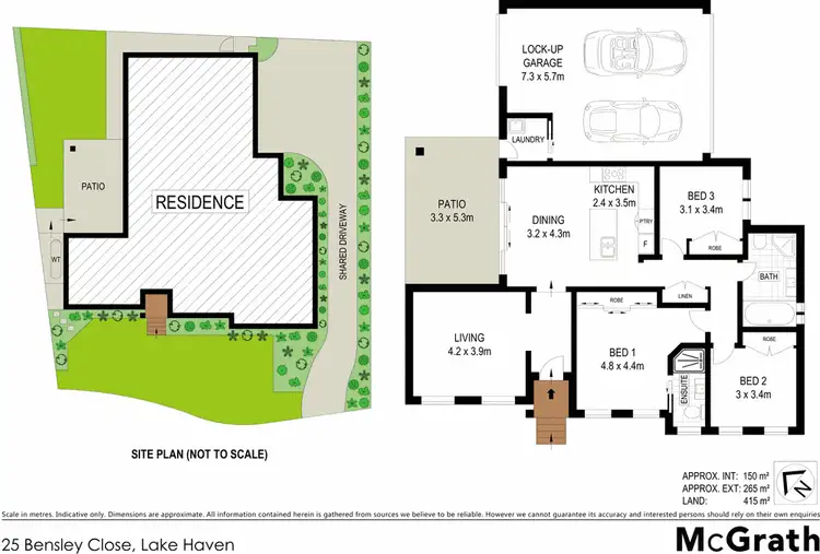 Floorplan of Homely house listing, 25 Bensley Close, Lake Haven NSW 2263
