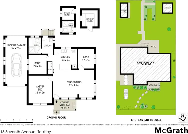 Floorplan of Homely house listing, 13 Seventh Avenue, Toukley NSW 2263