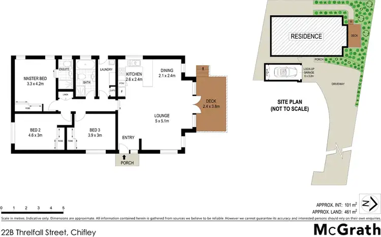 Floorplan of Homely house listing, 22B Threlfall Street, Chifley ACT 2606