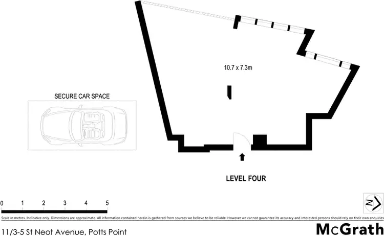 Floorplan of Homely apartment listing, 11/3 St Neot Avenue, Potts Point NSW 2011