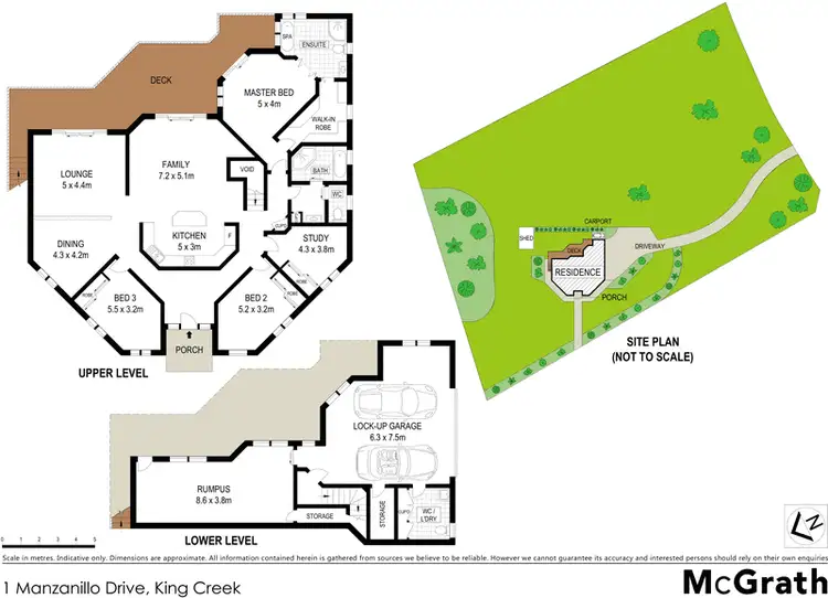 Floorplan of Homely house listing, 1 Manzanillo Drive, King Creek NSW 2446
