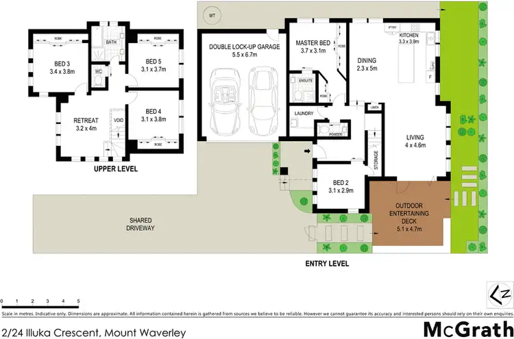 Floorplan of Homely townhouse listing, 2/24 Illuka Crescent, Mount Waverley VIC 3149