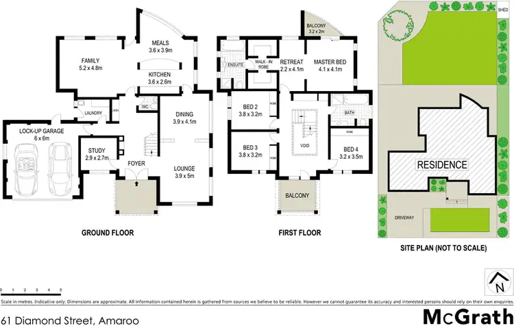 Floorplan of Homely house listing, 61 Diamond Street, Amaroo ACT 2914