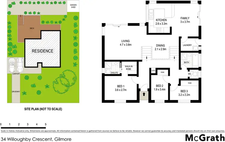 Floorplan of Homely house listing, 34 Willoughby Crescent, Gilmore ACT 2905