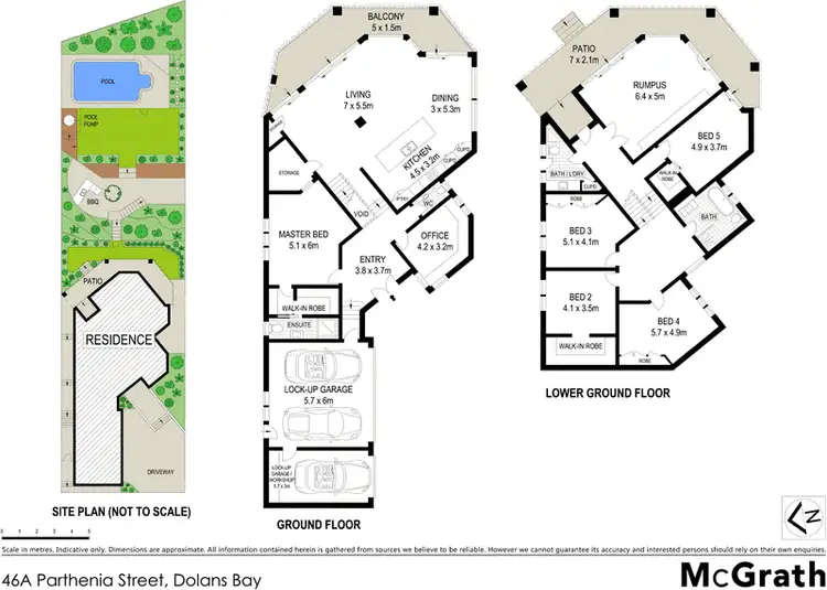 Floorplan of Homely house listing, 46A Parthenia Street, Dolans Bay NSW 2229