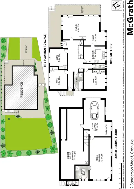Floorplan of Homely house listing, 9 Sanderson Street, Cronulla NSW 2230