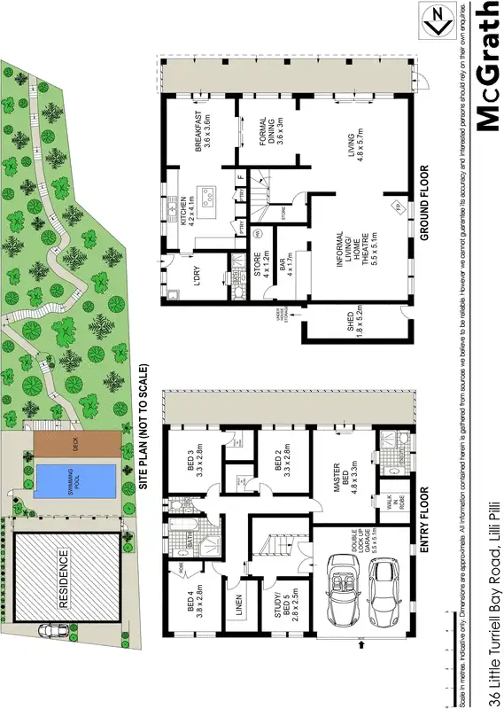 Floorplan of Homely house listing, 36 Little Turriell Bay Road, Lilli Pilli NSW 2229