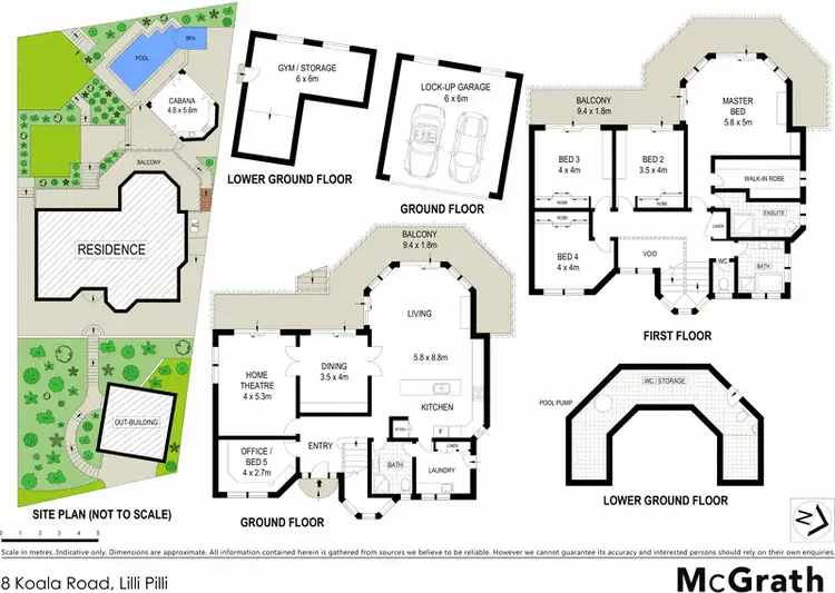 Floorplan of Homely house listing, 8 Koala Road, Lilli Pilli NSW 2229
