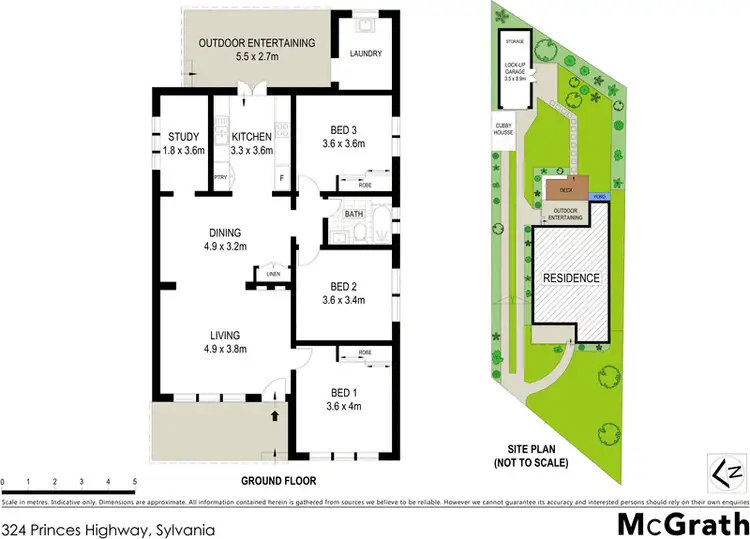 Floorplan of Homely house listing, 324 Princes Highway, Sylvania NSW 2224