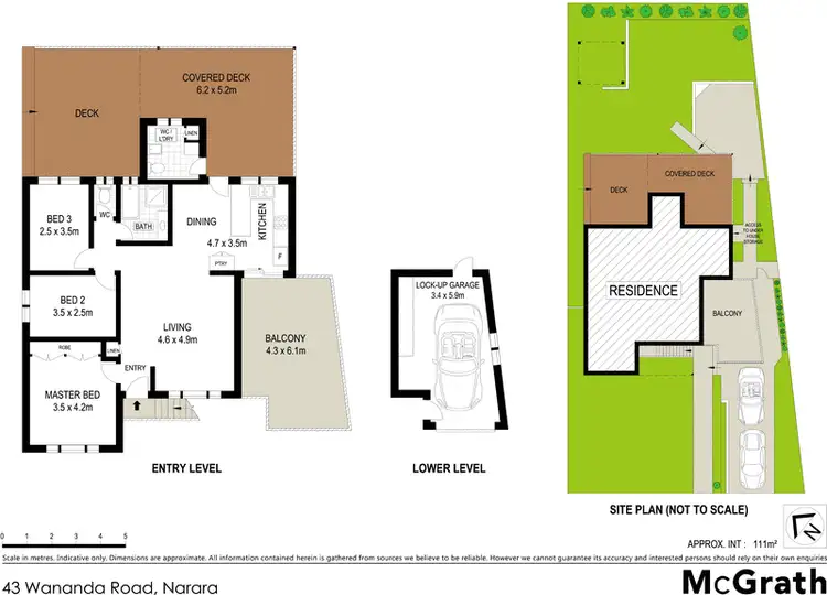 Floorplan of Homely house listing, 43 Wananda Road, Narara NSW 2250