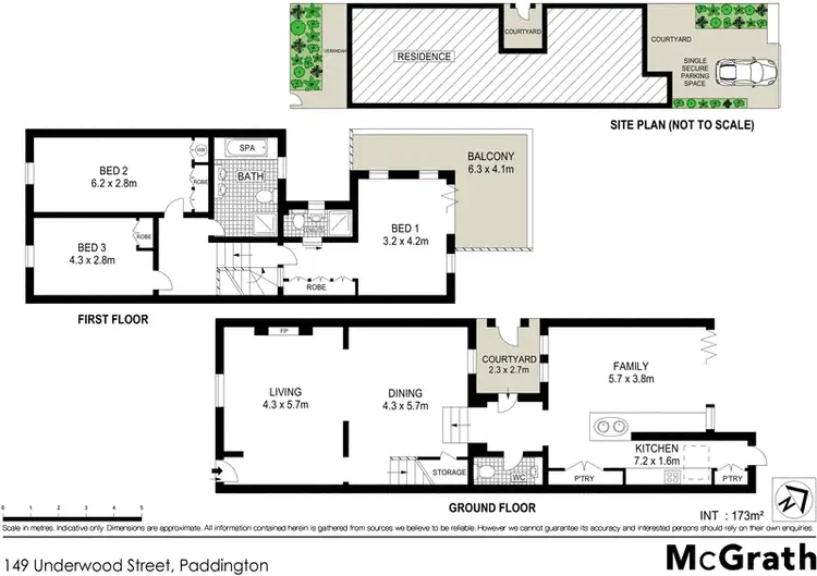 Floorplan of Homely house listing, 149 Underwood Street, Paddington NSW 2021