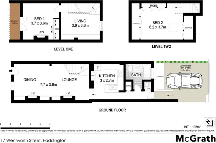 Floorplan of Homely house listing, 17 Wentworth Street, Paddington NSW 2021