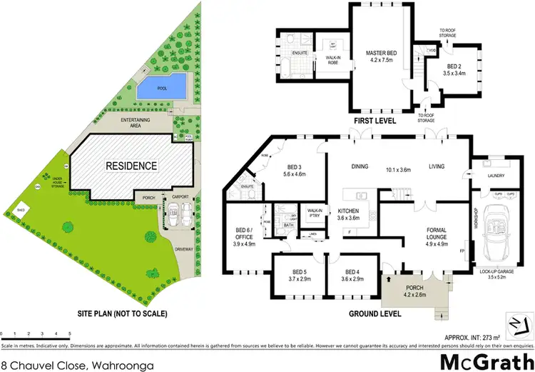 Floorplan of Homely house listing, 8 Chauvel Close, Wahroonga NSW 2076