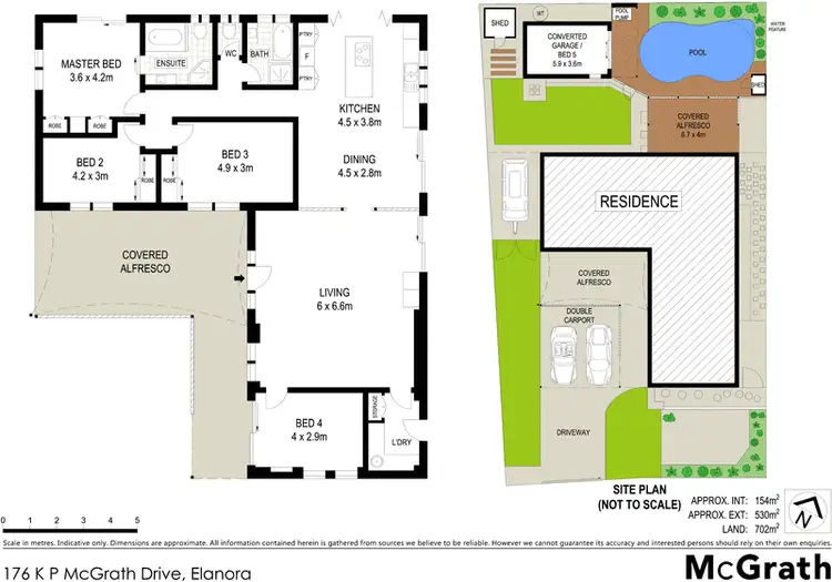 Floorplan of Homely house listing, 176 K P McGrath Drive, Elanora QLD 4221