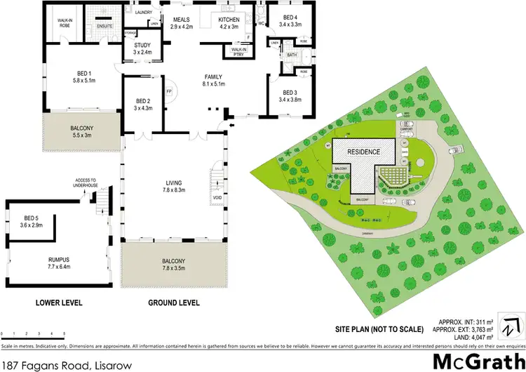 Floorplan of Homely rural property listing, 187 Fagans Road, Lisarow NSW 2250