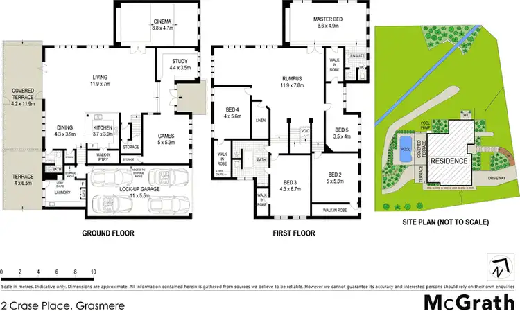 Floorplan of Homely house listing, 2 Crase Place, Grasmere NSW 2570